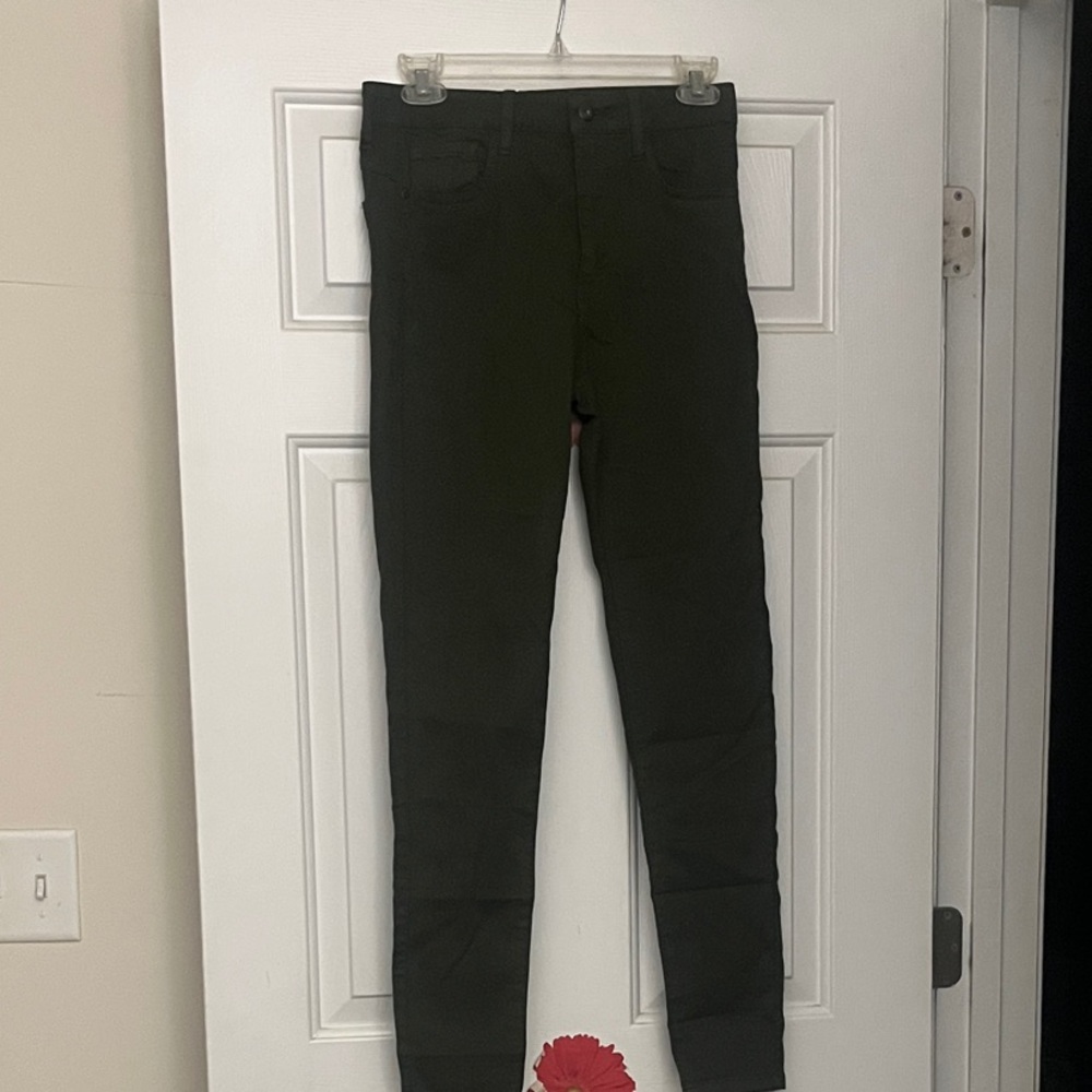 Dark Green Skinny Pants